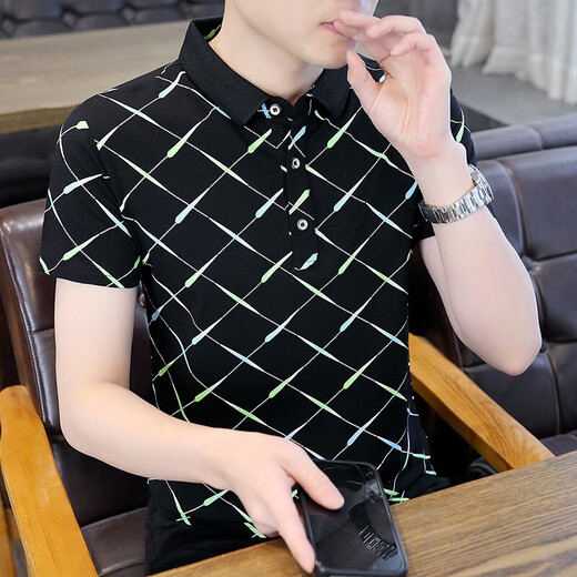 UNI QLO优衣库同款2025夏季新款Polo衫短袖男潮牌ins修身翻领半 F9226卡其 M