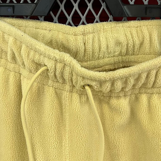 耐克（NIKE）裤子女裤春秋季运动裤宽松卫裤收口保暖摇粒绒休闲长裤 HQ4877-783米黄色 S