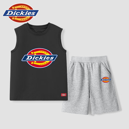 Dickies Ropa para niños Summer Campo sin mangas para niños en pequeños pantalones cortos transpirables para niños