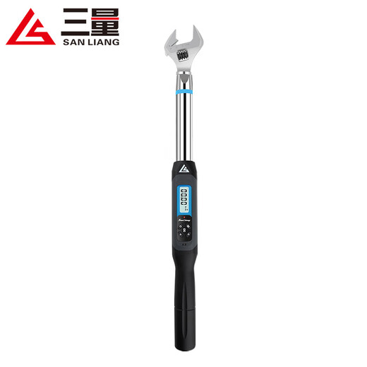 Three-quantity high-precision industrial-grade adjustable kilogram electronic digital display torque wrench JD264--6.75-135N.m movable head 380
