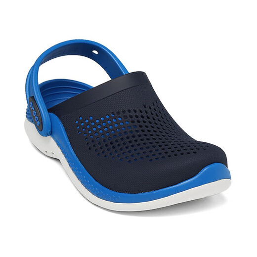 crocs krocs children's hole shoes new summer LiteRide lightning shoes casual breathable slippers 207021 4KB navy blue 28-29 inner length about 174mm