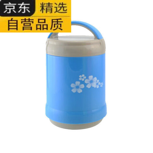 拓进德国进口品质保温饭盒玻璃内胆双层真空长保温桶便当便携大容量学 不挑色[9734]+格子袋1L