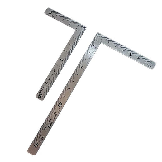 
Yunmao Japanese Affinity Penguin Small Stainless Steel Crank Ruler Polishing 1210112103 Small Crank Ruler Polishing 12101 Length 10cm* Short 5cm