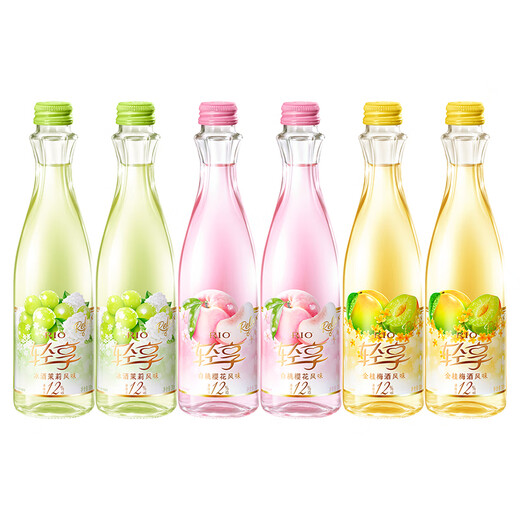 RIO cocktails, foreign wines, pre-mixed wines, low-alcohol fruit wine, 12% 300ml*6 bottles, ladies’ engagement liqueur
