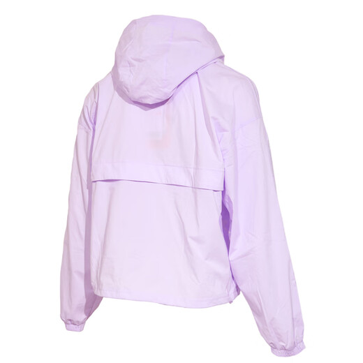 361 Xindian Technology Ice Silk Quick-Drying Trench Coat for Women 25 Summer New Small Ice Skin Hooded Woven Sports Sunscreen Jacket for Women Feather White M