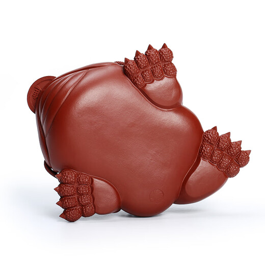 Gold inlaid jade tea pet ornaments, handmade household tea ceremony accessories, toad tea pet, purple sand golden toad, tea table, tea room, tea toy, tea set F Dahongpao golden toad