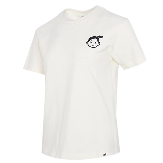 NEW BALANCE/NB joint Noritake men and women pure cotton short-sleeved T-shirt AMT12346 AWT02379 AWT12333CYW 21 yellow women XS 150/76A