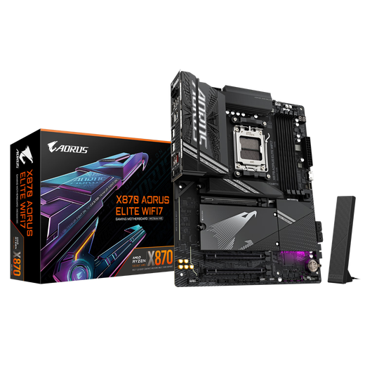 
AMD Ryzen 9950X/9900X/9800X3D/9700X/9600X with Gigabyte X870 Super Carving/Ice Carving/E-Sports Carving/Motherboard CPU Set X870 A ELITE WIFI7 Carving R5 9600X