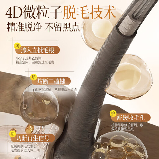 Pozitinglan lip hair removal cream removes lip hair, removes mustache and facial hair, non-permanent removal of roots and no longer grows 60g