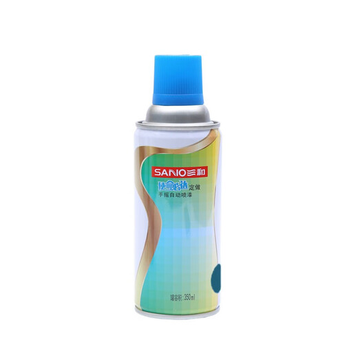 
Sanhe (SANO) Sanhe hand-crank automatic spray paint RAL5009 sky blue repair paint metal anti-rust renovation Raul color card One bottle of RAL5009 sky blue color card is for reference only