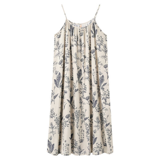 Camisón de suspensas de seda de hielo y nieve para mujeres con almohadillas de pechuga para faldas de playa de verano para vestidos de verano para ropa casera se puede usar fuera de AM13117 XL recomendado 120-140Jin [Jin iguala 0.5 kg] código de tarjeta para tomar una gran oportunidad