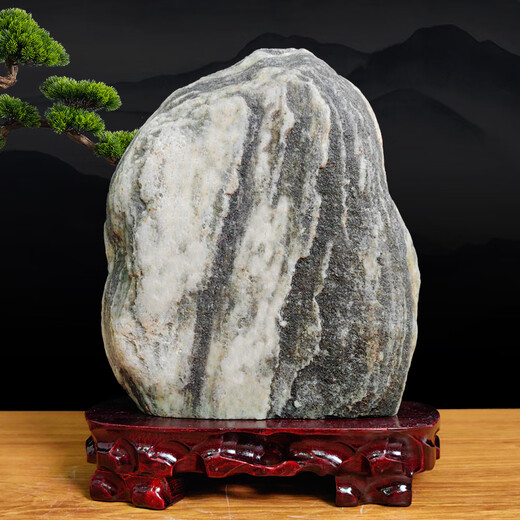 Auténtico auténtico Taishan Stone Gandang House Decoración interior de la carretera al aire libre Rushing Natural Raw Stone Office Sporting Stone White White 2013 respaldo