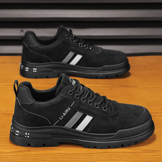 Changxiang Huili Herrenschuhe Sommer 2025 Neubauten Arbeit Arbeitsschutzschuhe für Arbeit nicht rutschfeste Kleidung-resistente Freizeitschuhe für Männer Khaki 42