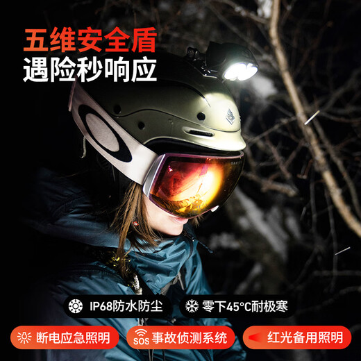 LEDLENSER德国莱德雷神强光头灯H19R SIG超亮远射超长续航赶海钓鱼户外登山