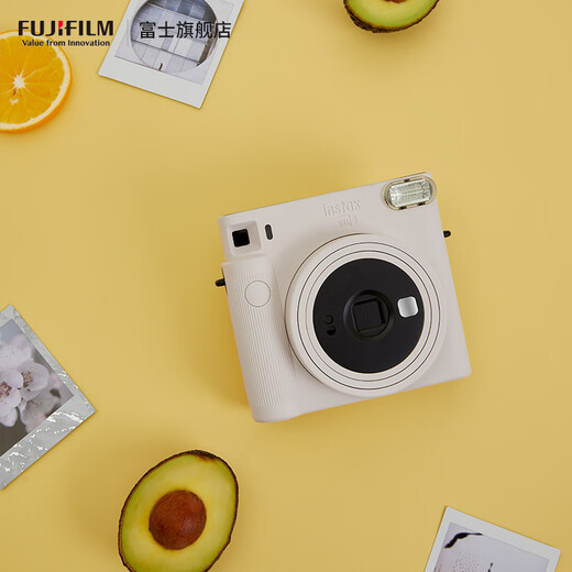FUJIFILM Instax SQ1 Instant Imaging Camera Square Photo Paper Mica White Package 1 Contains 40 sheets of white edge photo paper + peripheral accessories Official standard