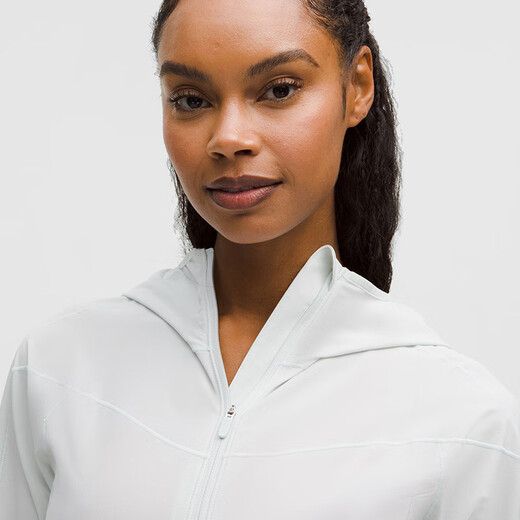 lululemon丨Mist Over Women's Sports Jacket Water Repellent Sun Protection LW4BSRS Seafog Blue Online Special Sale XS /4