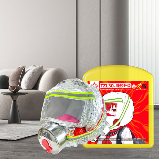 Zhe'an Guangxiao New National Standard Gas Mask Fire Mask Anti-Smoke Mask Fire Escape Filtering Self-Rescue Respirator 3C Certification Children's Box Pack Consultation for more discounts