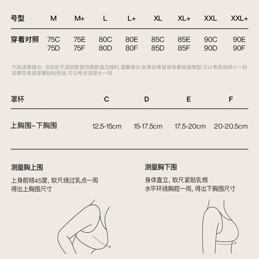 Ubras Butterfly Hugging Side Tuck Large Cup Bra Non-dragging Lifting Anti-expansion Bra Underwear Women Oatmeal Milk Color XL