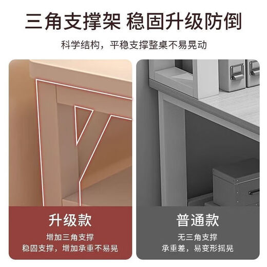 Yuelaiju simple table bedroom computer table simple small desktop home rectangular rental room student desk study table 60cm single layer random color