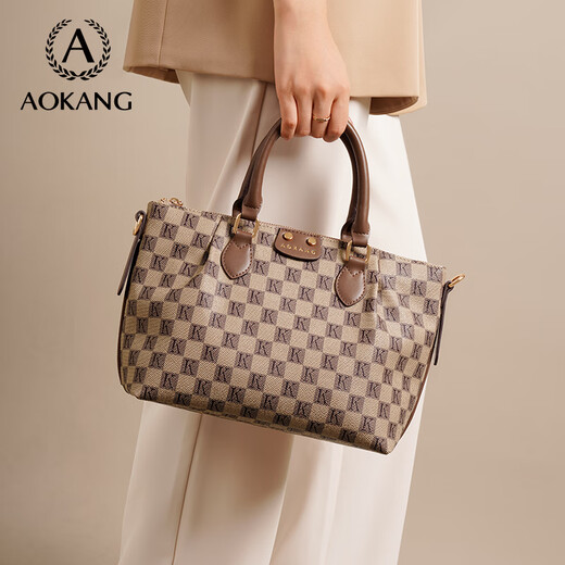 Aokang -Tasche Frauenbag 2025 Trendy leichte Luxushandtasche große Kapazität Crossbody Umhängetasche Geburtstagsgeschenk für Mutter und Frau