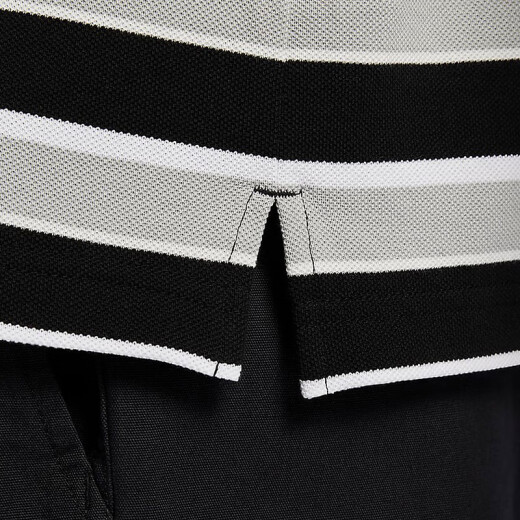 耐克（NIKE）POLO衫男夏季翻领条纹透气休闲短袖T恤运动服FN3897-010 FN3897-010 M