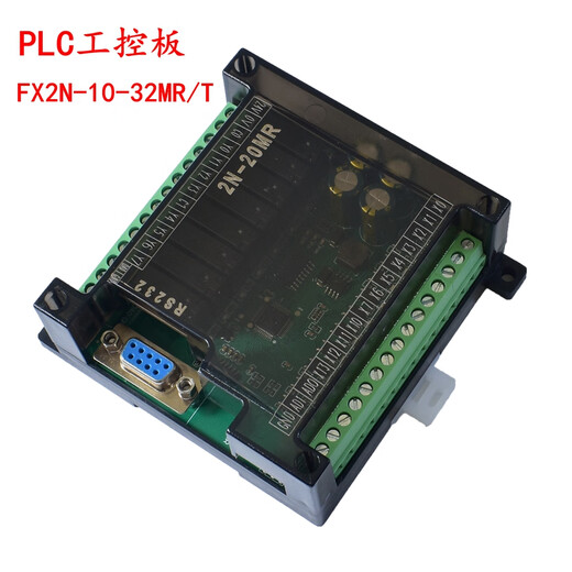 Plc industrial control board domestic controller fx2n-10/14/20/24/32/mr/mt serial port programmable simple single board FX2N-20MR none