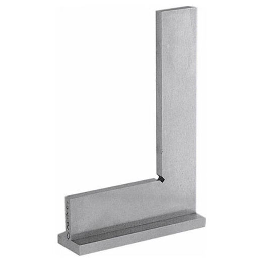 Germany's Hofmann GARANT square ruler with base, rust-proof stainless steel, accuracy level 1, matching plastic box 75*50mm