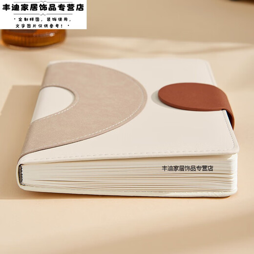 JACKVINEY个性皮面大学生笔记本记录本定制创意企业日记本可印logo高颜值礼物装饰居家SN1396 A5牛仔蓝