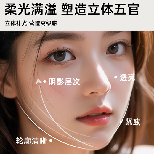 Leitz live broadcast fill light beauty soft light spotlight full screen photography light desktop rejuvenation and face slimming anchor dedicated live broadcast room indoor surface light seven-in-one set