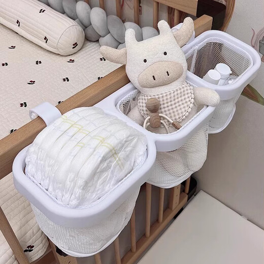 Qiaole Bear Baby Game Fence Cuna Cuna Bolsa colgante Multifuncional Bolsa de almacenamiento de pañales Bolsa colgante Bolsa de almacenamiento