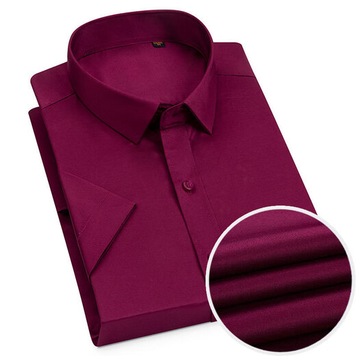 CEO YAGEOR 2025 Summer NUEVO estilo para solapas de mediana edad y jóvenes para hombres para negocios no escaladas multicolores y tendencia de moda anti-arrebuera mangas cortas DX6623 38