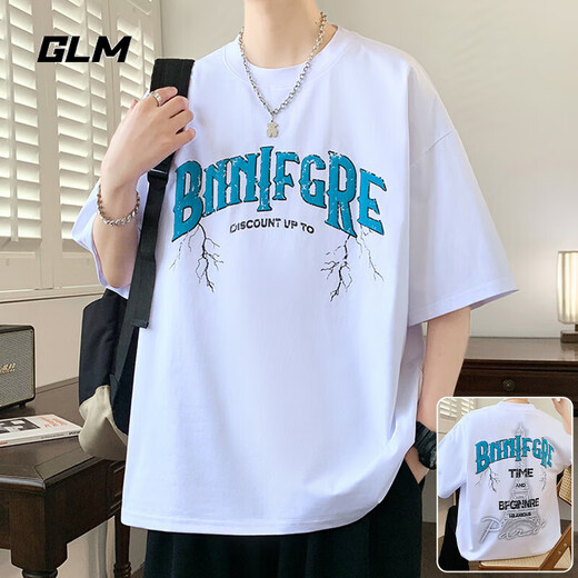 Camiseta para hombres de manga corta GLM Marca de altura de verano de altura