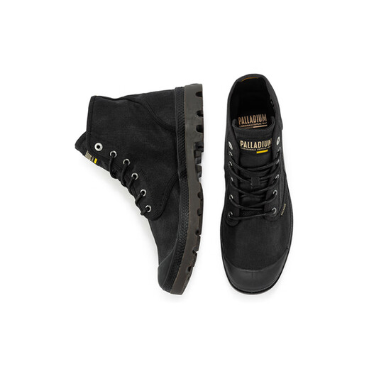 帕拉丁（PALLADIUM） Pampa Hi Wax 油蜡布工艺 防滑耐磨透气减震 高帮 帆布鞋 男女同 37.5