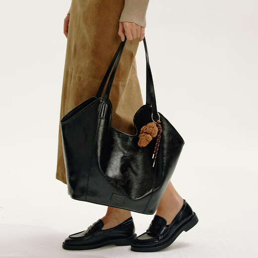 LAFESTINE TOP LAYER COWDE COBLE SAG TOTE SAL NOUVEAU SAGLE SUR ARRAL DE COUPATRE SUMBRE POUR FEMMES 2025 Caramel Brown