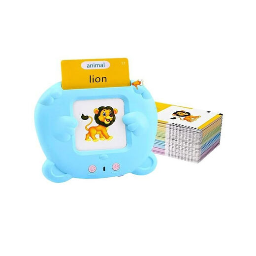 Die neueste frühkindliche Bildungsmaschine für Kinder FLAH CARD KINDERSPRÜFEN KARTER MACHINE ENGLISCHE FLASH MEMORD CARDE Lernmaschine [Pink] 112 Karten (224 Inhalte) Englisch