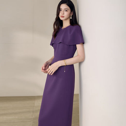 Roeyshouse Royshouse High Crocus Purple Vestido 2025 Summer elegante Caplá