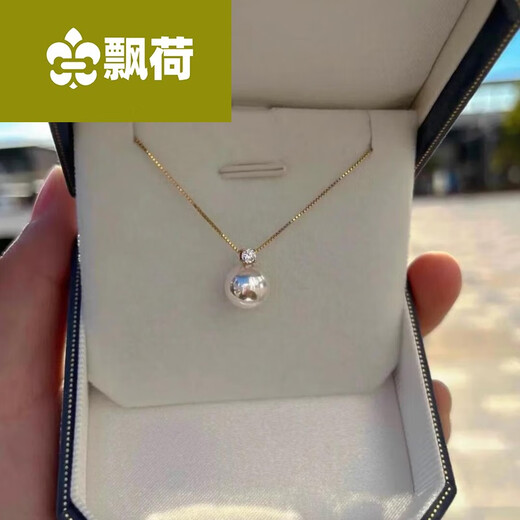 Floating Lotus Princess Diana Pendant Diamond Princess Necklace Heavenly Lady Aurora Classic Women Heavenly Lady Seawater Free Pure Silver Chain 7:05-8mm45cm