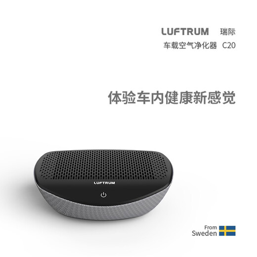 LUFTRUM Swedish Ruiji car air purifier dual-purpose formaldehyde smoke odor PM2.5 haze C20 dark blue
