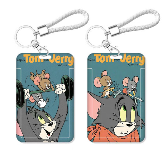 Mizuo Cat and Mouse Card Set Meal Card Campus Card Bus Card Student Water Card Working Card Work Card Certificate Set School Card (Single Card Set) KA12804