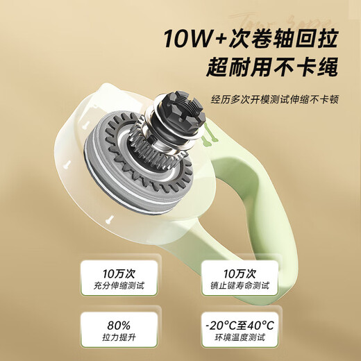 Dog leash, dog leash, automatic retractable small and medium-sized dog pet Shiba Inu puppy corgi dog leash, telescopic traction, enhanced anti-explosion, 5M color matching, single telescopic leash