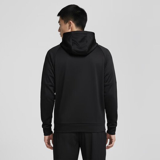 Nike (NIKE) men's winter hooded jacket with velvet to keep warm, casual sports DQ4831-010 black L