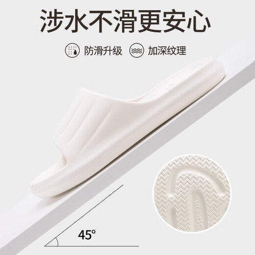 Jieliya [99% antibacterianas] zapatillas anti-odor para hombres en el baño de verano en el baño interior Sandalias de pie sin dolores para mujeres. Navy [actualización de segunda generación 99% antibacteriano] 42-43 [adecuado para 41-42 tamaños]