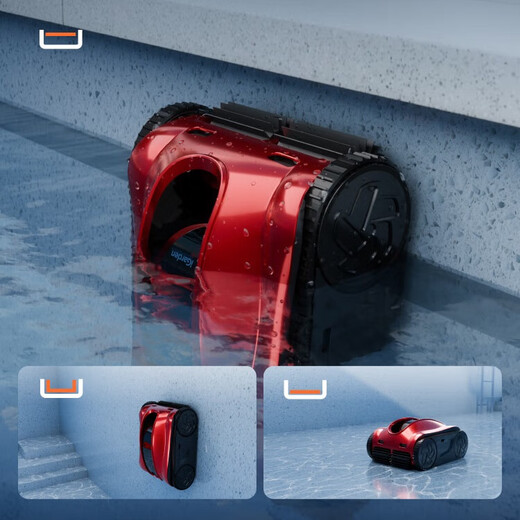 INVERX swimming pool sewage suction machine fully automatic cleaning robot wireless filtration equipment pool suction sewage vacuum turtle K40 (4 hours)