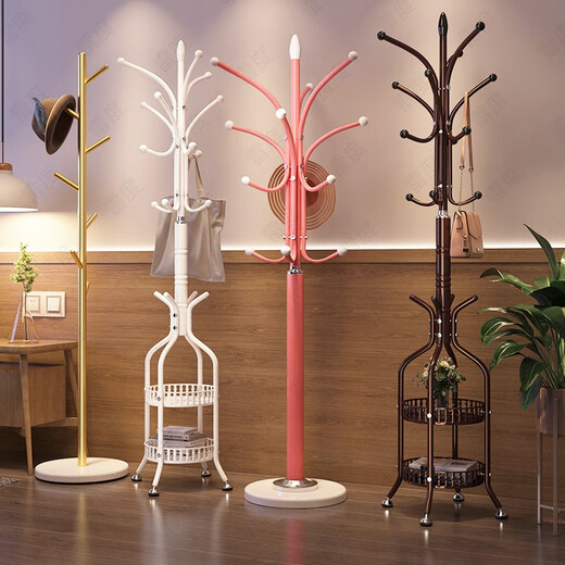 Chibalun bedroom floor-standing coat rack household clothes rack metal room overnight clothes storage artifact indoor drying rack