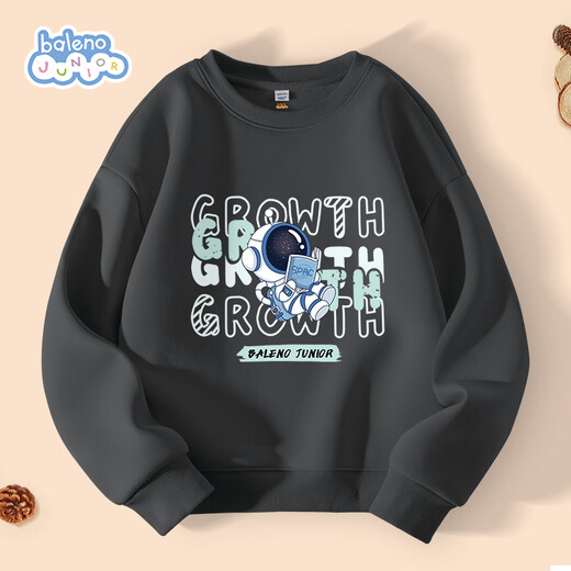 Benny Road boys sweatshirt spring and autumn 2025 medium and large children trendy round neck long sleeve children's spring casual sports top thin