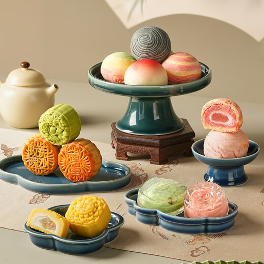 Huangxu Mid-Automn Festival Mooncake Gift Box 723g Cantonais Creatation Table fluc de lune Médin-Automne Festival Cadeaux Cadeaux peut être personnalisé