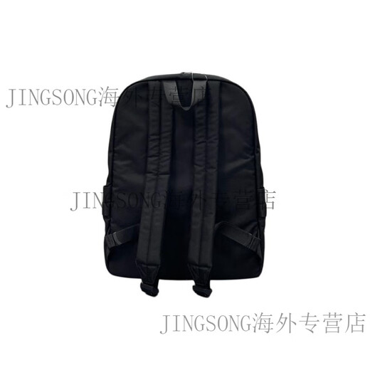 New Balance Sports y Casual Zipper Closure Fabric Mochila hombres y mujeres del mismo estilo pareja negra negra