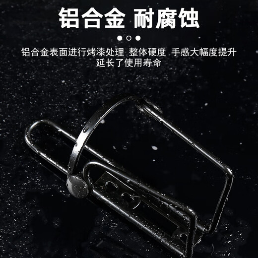 Aluminum alloy water bottle holder for bicycles, ultra-light water cup holder, double-bead mountain bike, road bike, quick-release water bottle beverage holder, aluminum alloy double-bead cup holder - blue