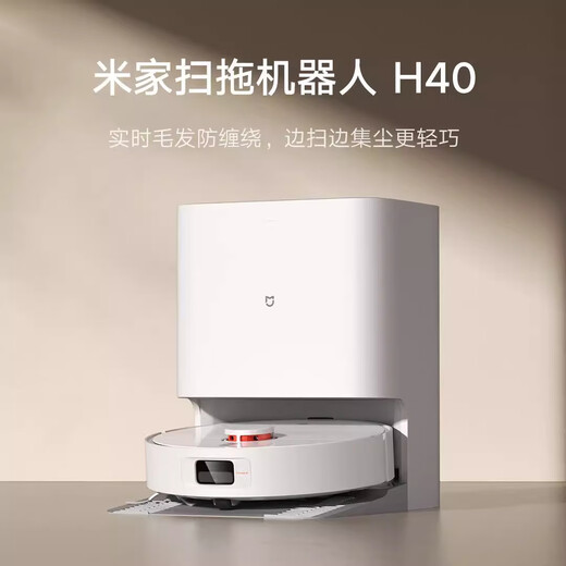 Xiaomi Mijia Sweeping Roboter H40 Anti-Wrap Mijia App Control Mop Selbstverpackte Kehrer-Mop-Moping-Bodenreinigung Bodenreinigung Roboter Home Appliance Xiaomi Sweeping Roboter H40