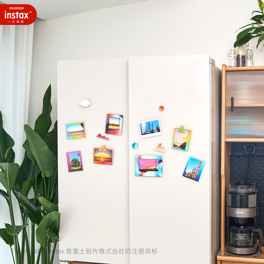 INSTAX Fuji One-time Imaging Square Refrigerator Magnet Sunset